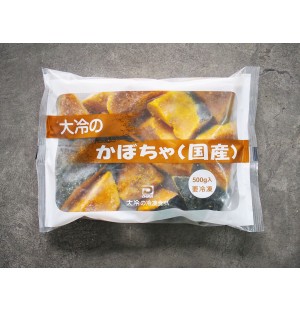 Kuri Kabocha (Hokkaido Cut Chestnut Pumpkins Chunks) / ニッスイ北海道産栗南瓜
